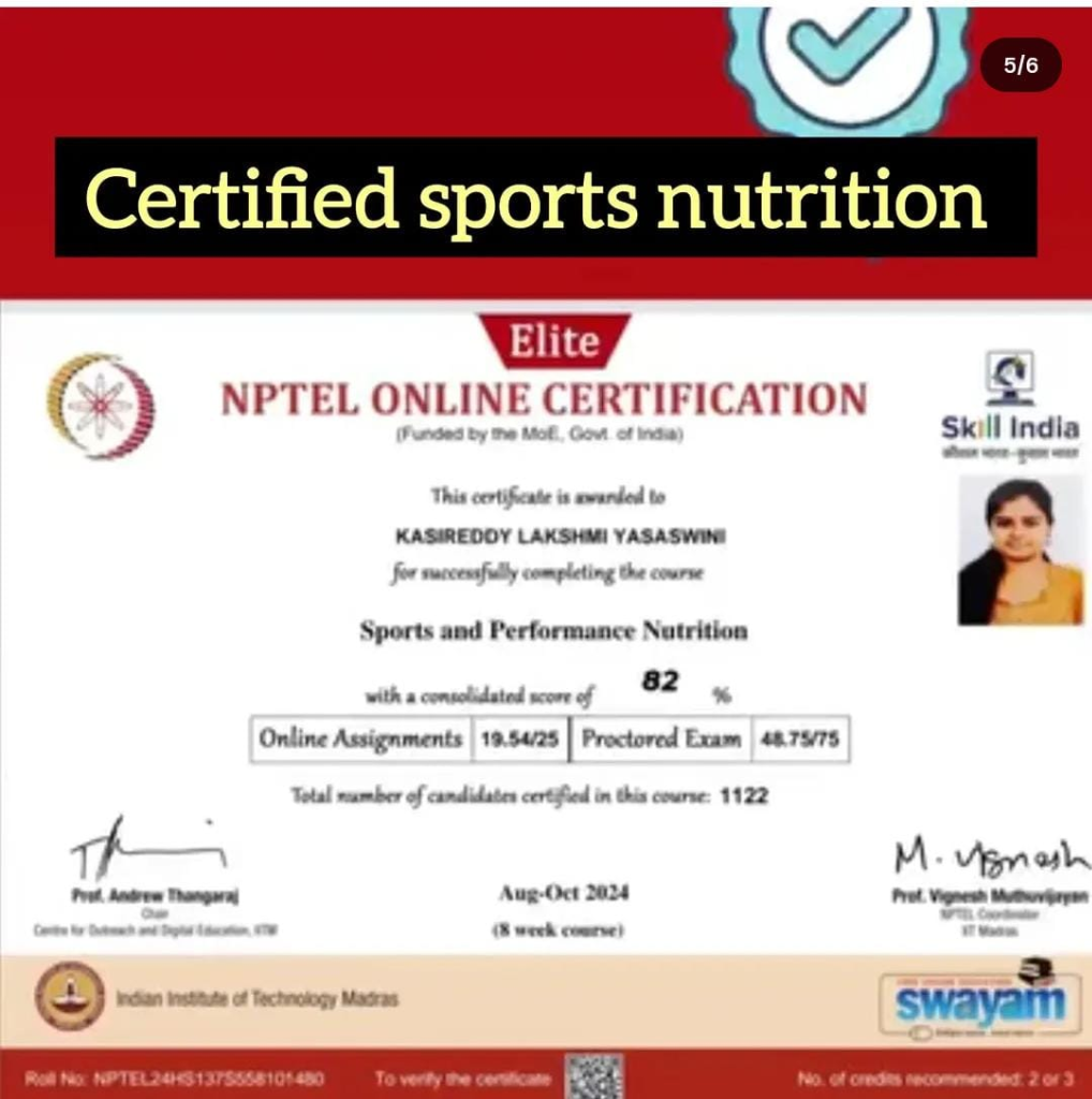Sports Nutrition Certification