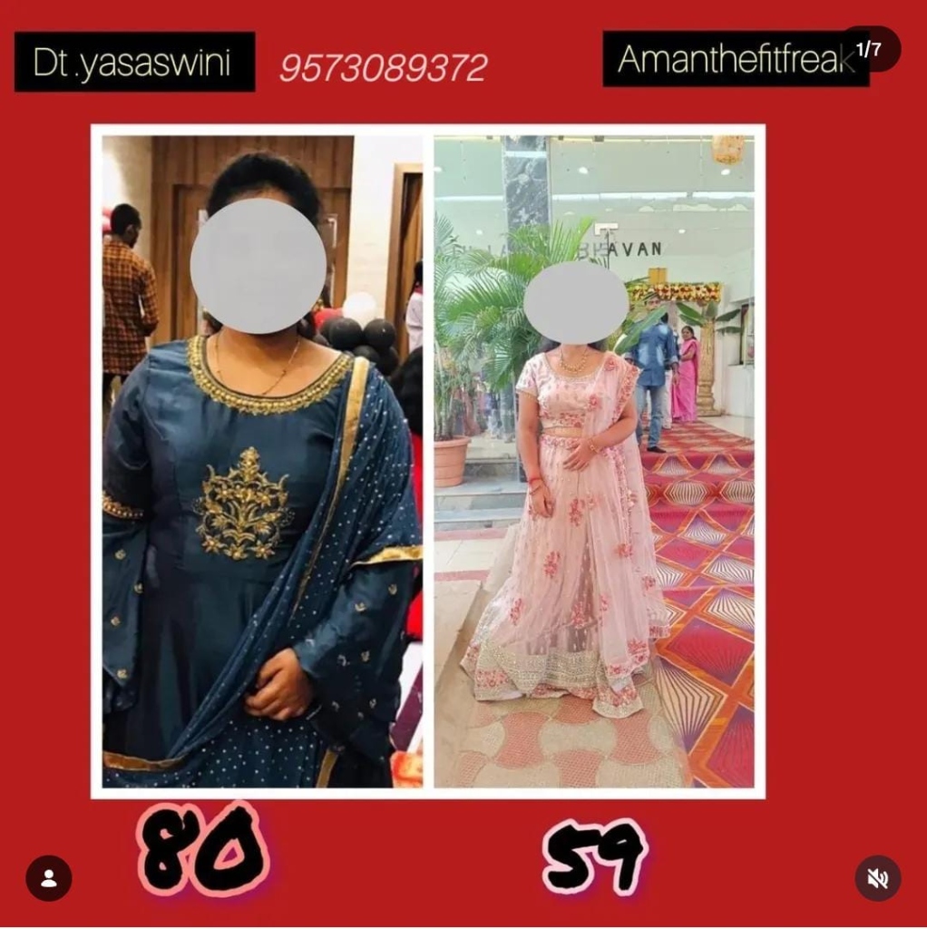 Fat Loss 80kg to 59kg